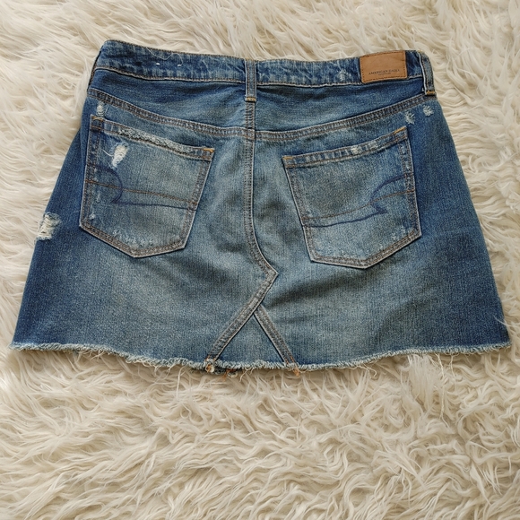 American Eagle Distressed Denim Skirt - Picture 5 of 5